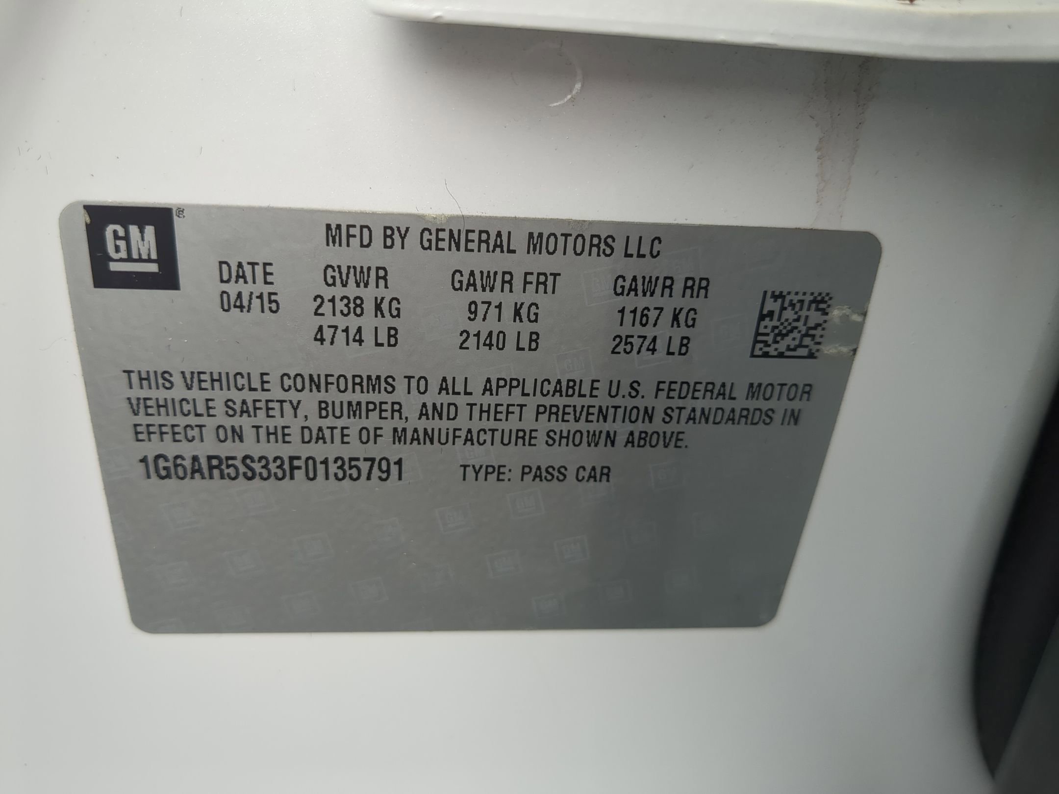 Certified 2015 Cadillac CTS Luxury RWD image 33