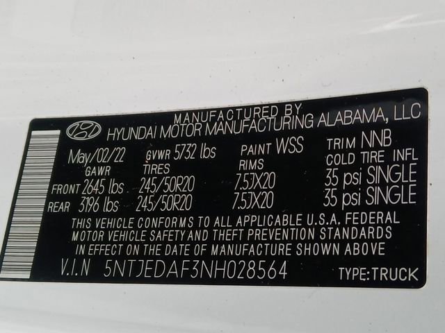 Used 2022 Hyundai Santa Cruz Limited image 18