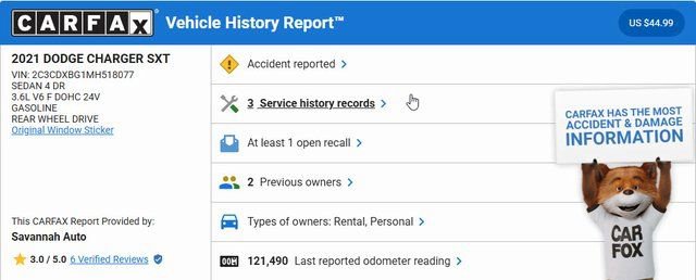 Used 2021 Dodge Charger SXT w/ Leather Interior Group image 3