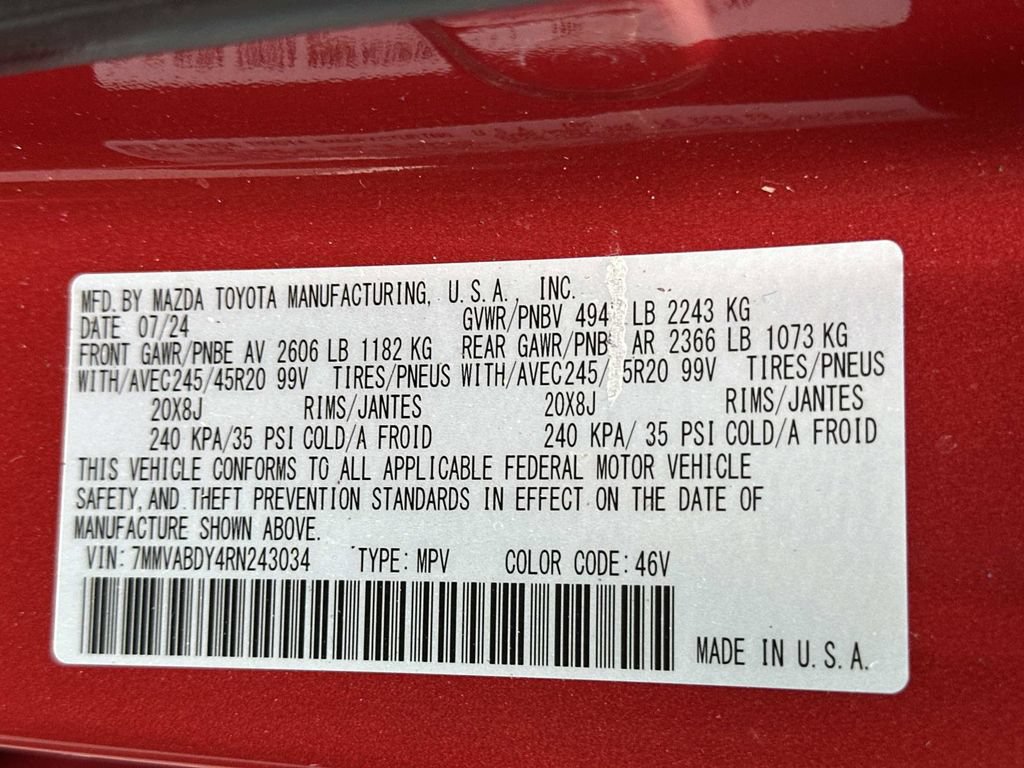 Certified 2024 MAZDA CX-50 AWD 2.5 Turbo w/ Accent Package image 34