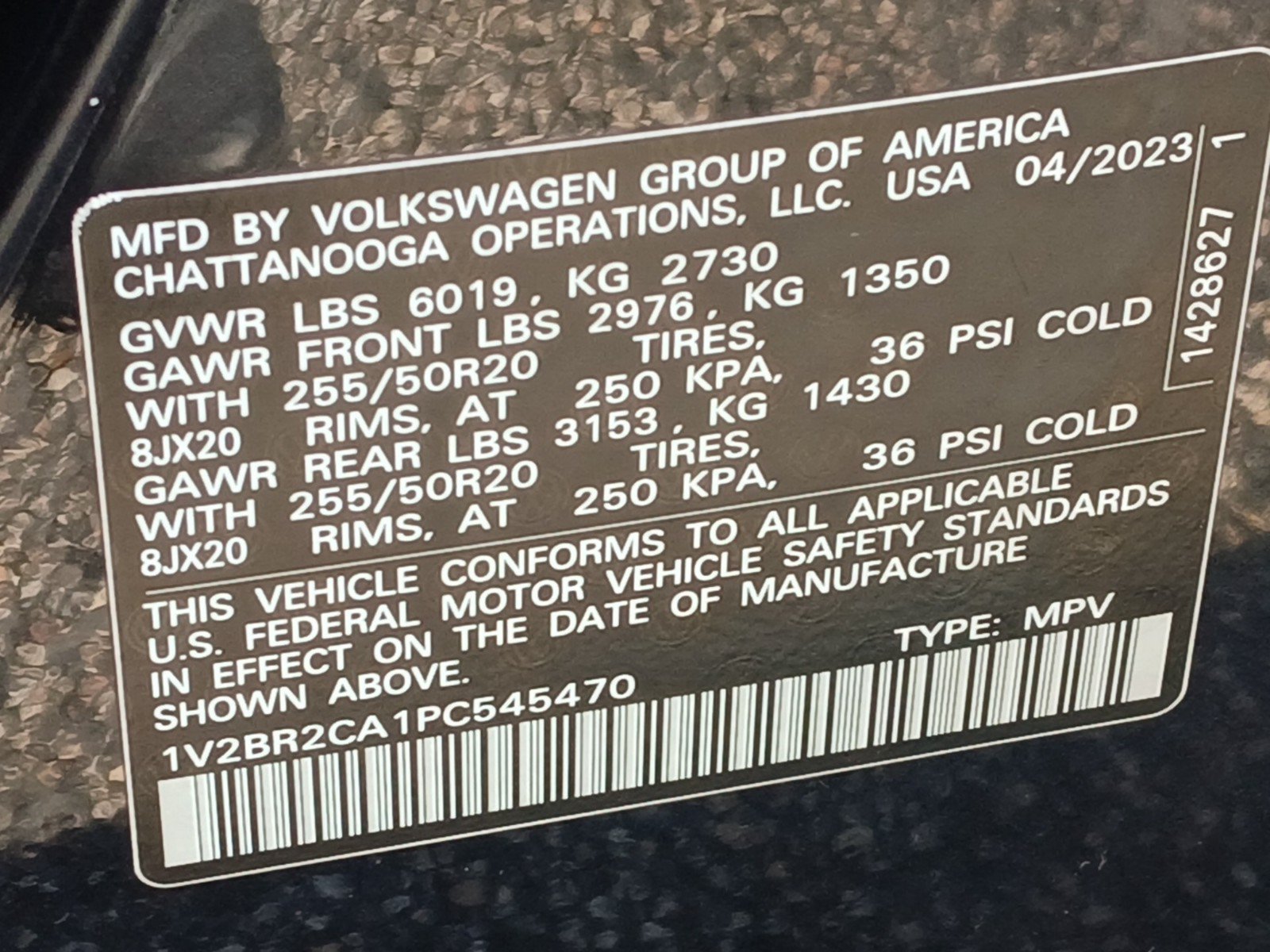 Used 2023 Volkswagen Atlas SEL AWD/4WD image 18