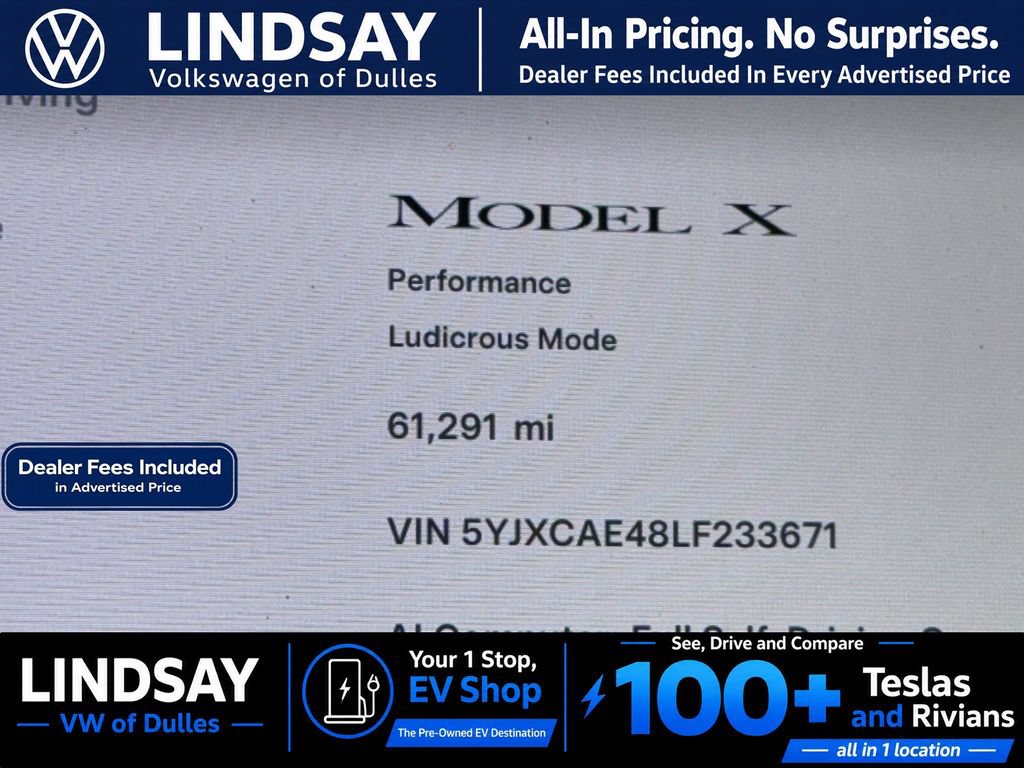Used 2020 Tesla Model X Performance AWD/4WD image 28