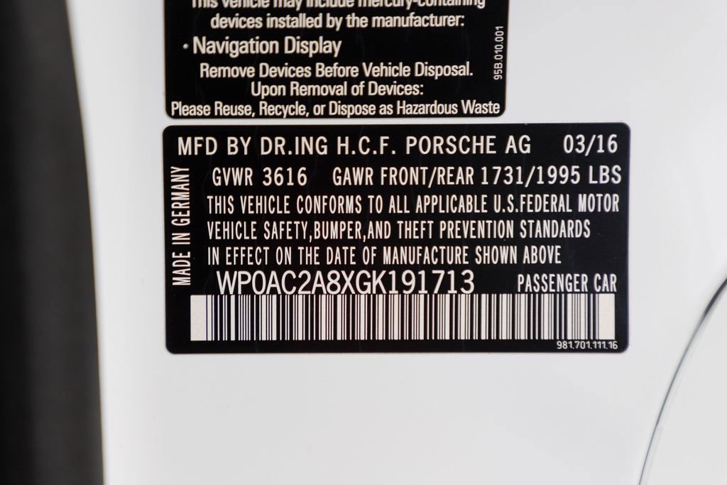 Used 2016 Porsche Cayman GT4 image 52