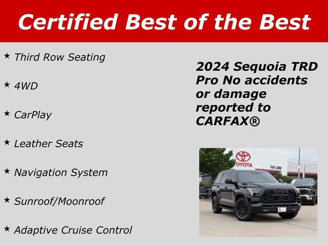 Certified 2024 Toyota Sequoia TRD Pro AWD/4WD image 42
