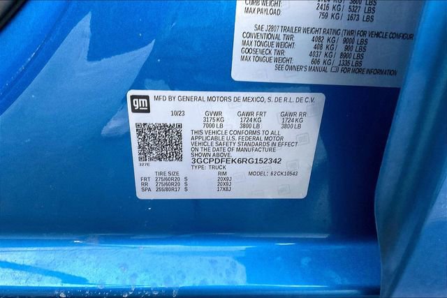 Used 2024 Chevrolet Silverado 1500 LT Trail Boss w/ Protection Package image 14