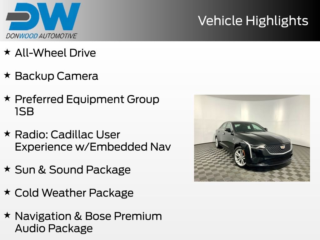 Used 2020 Cadillac CT4 Luxury w/ Sun And Sound Package AWD/4WD image 4