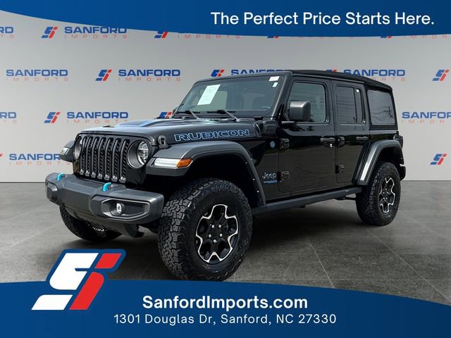 Used 2021 Jeep Wrangler Unlimited Rubicon 4xe w/ Cold Weather Group AWD/4WD image 1
