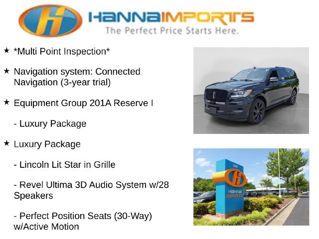 Used 2022 Lincoln Navigator L Reserve w/ Equipment Group 201A AWD/4WD image 8