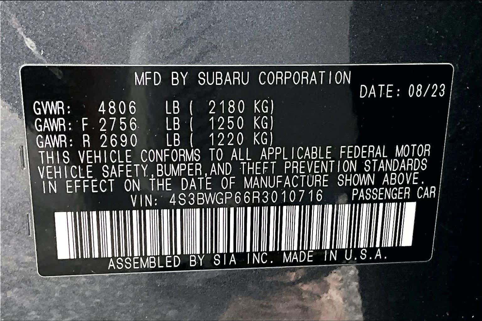 Used 2024 Subaru Legacy Touring XT w/ Popular Package #2 AWD/4WD image 68