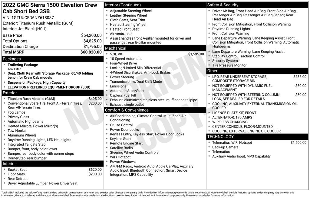 Certified 2022 GMC Sierra 1500 Elevation AWD/4WD image 5