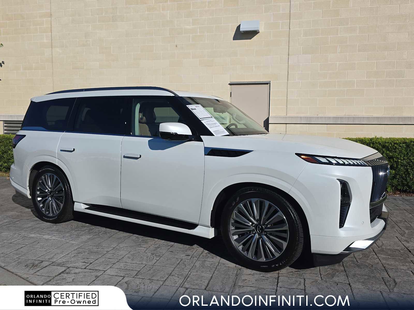 Certified 2025 INFINITI QX80 Sensory