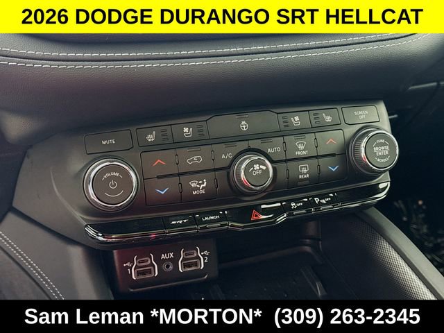 New 2026 Dodge Durango SRT Hellcat w/ Trailer Tow Group IV image 16
