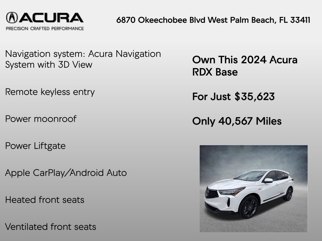 Used 2024 Acura RDX A-Spec AWD/4WD image 7