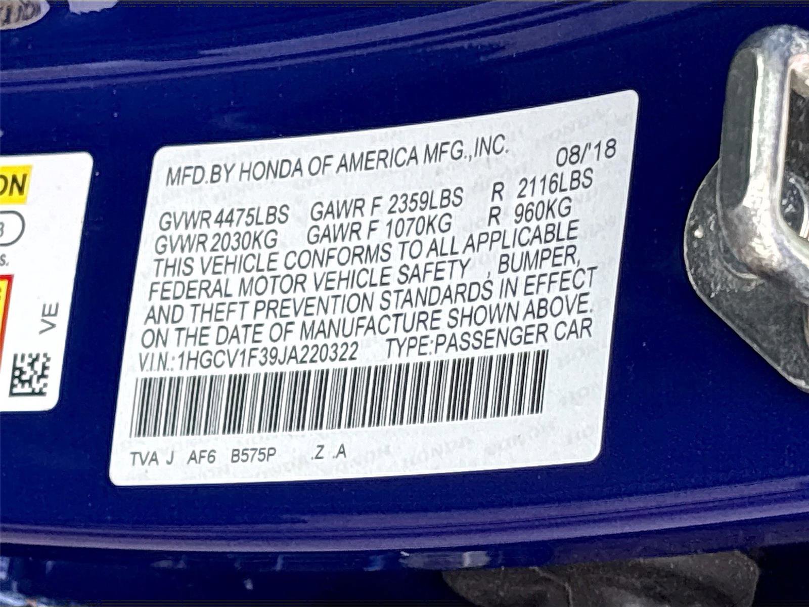 Used 2018 Honda Accord Sport image 29