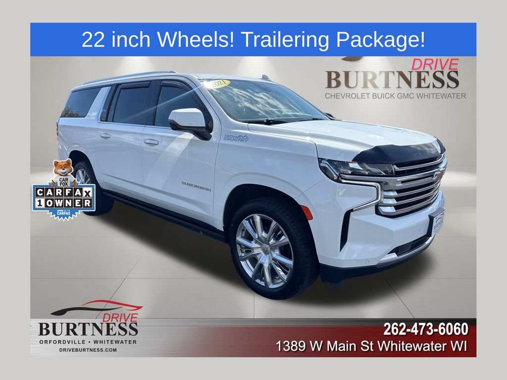 Certified 2021 Chevrolet Suburban High Country w/ Premium Package