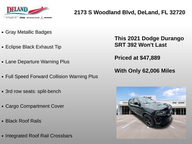 Used 2021 Dodge Durango SRT w/ Technology Group AWD/4WD image 13