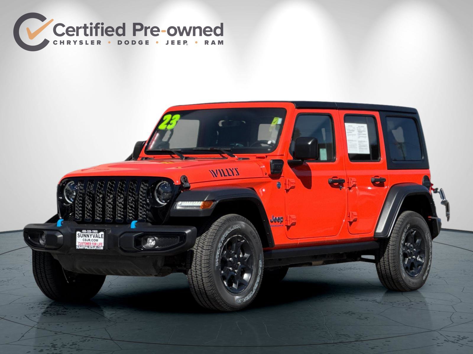 Certified 2023 Jeep Wrangler Unlimited w/ Cold Weather Group AWD/4WD image 8