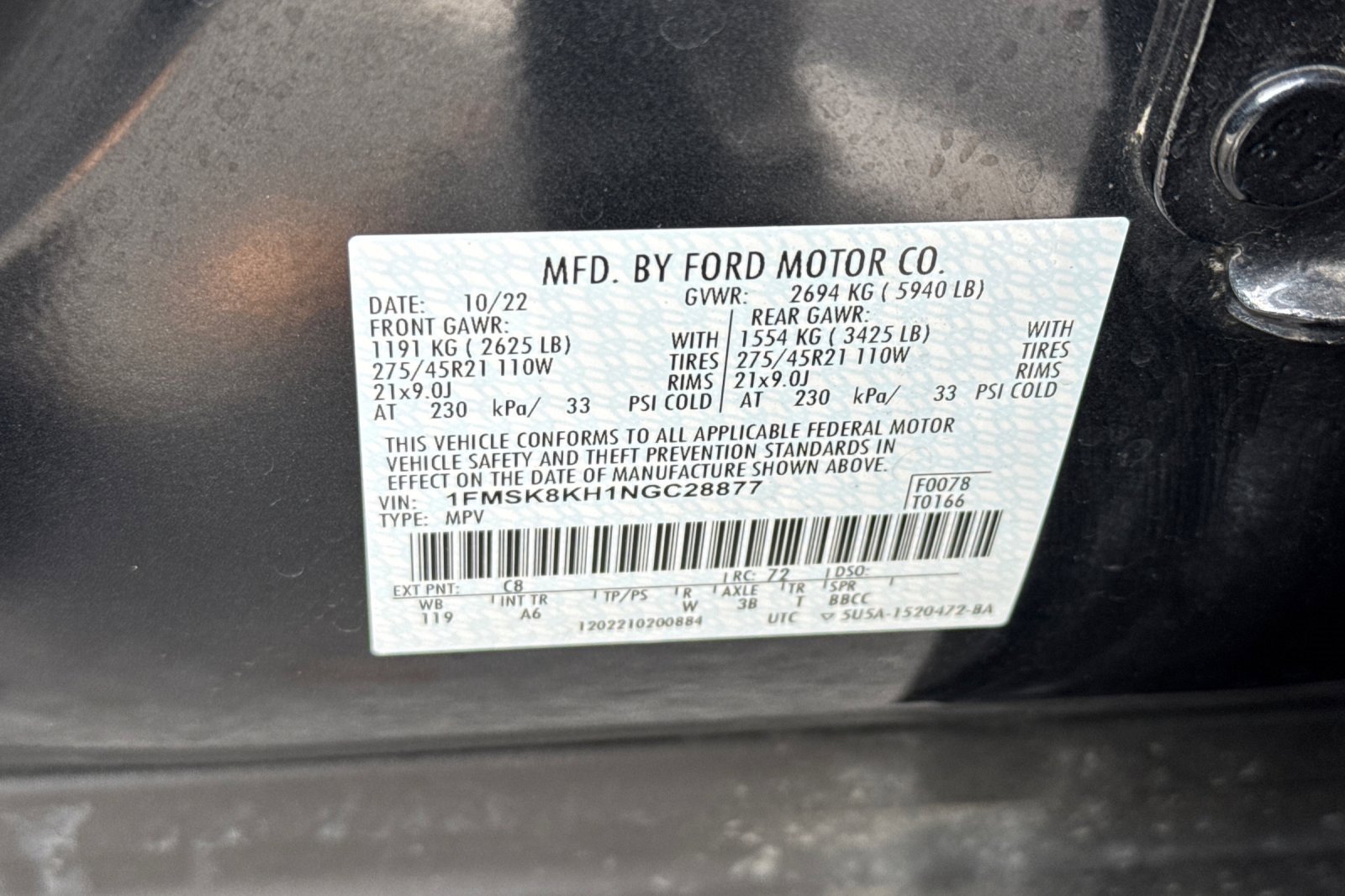 Certified 2022 Ford Explorer ST-Line w/ Class IV Trailer Tow Package image 31