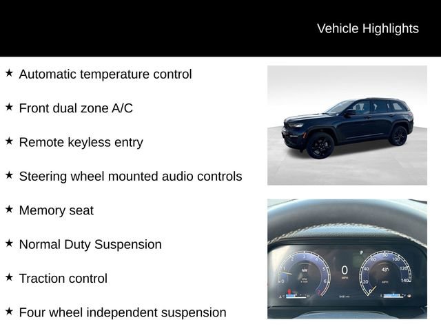 Used 2024 Jeep Grand Cherokee Limited w/ Black Appearance Package image 15