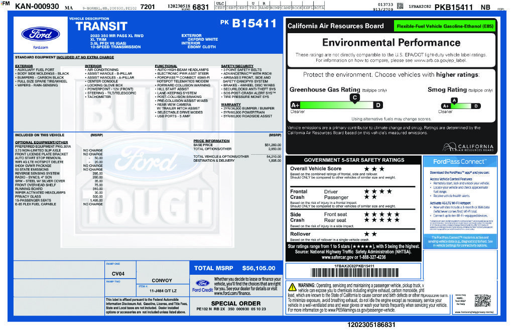 Used 2023 Ford Transit 350 XL RWD image 32