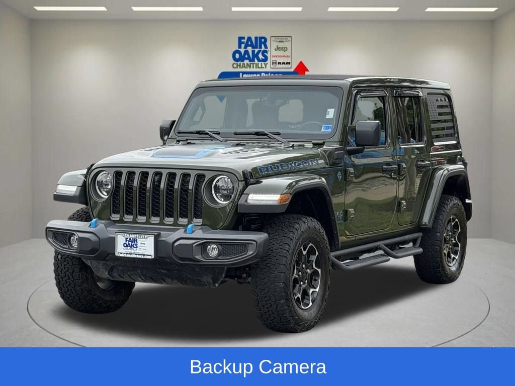 Used 2023 Jeep Wrangler Unlimited Rubicon 4xe w/ Cold Weather Group AWD/4WD image 3