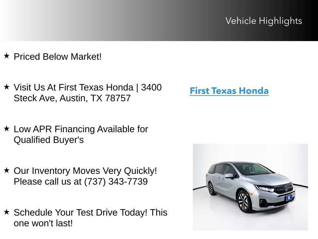 Used 2026 Honda Odyssey EX-L image 10