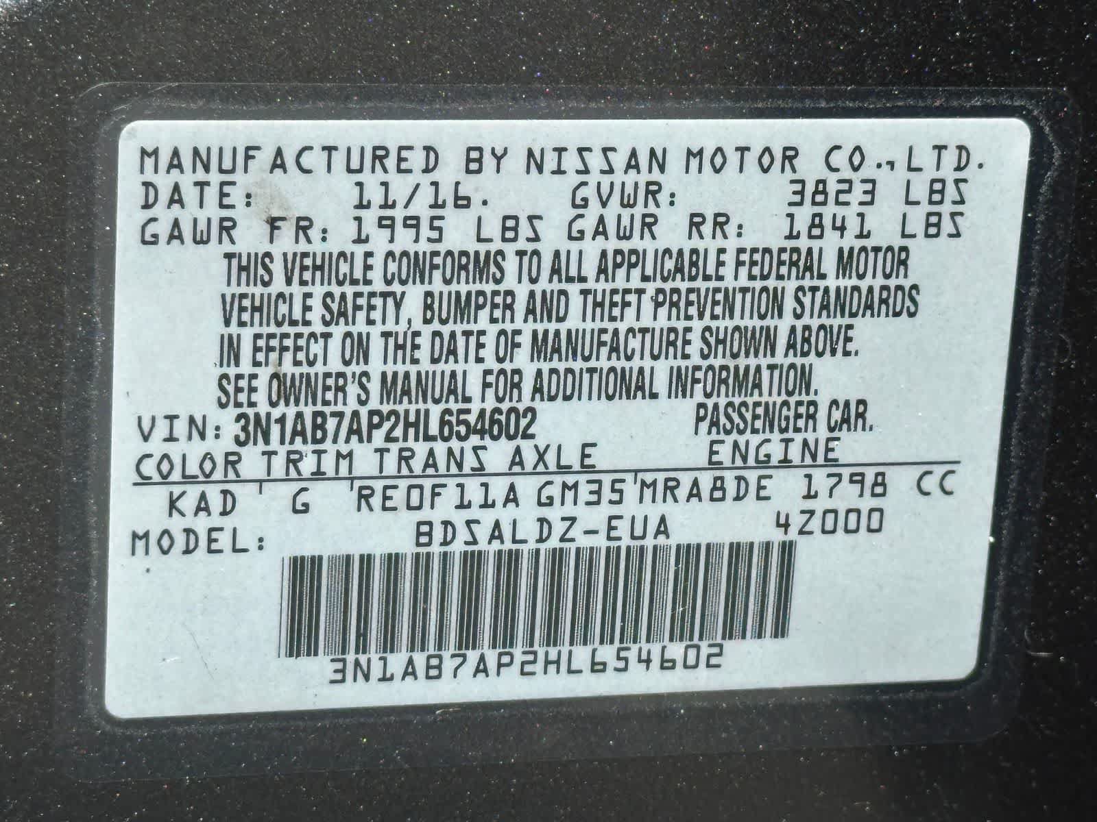Used 2017 Nissan Sentra SV w/ Protection Package FWD image 30