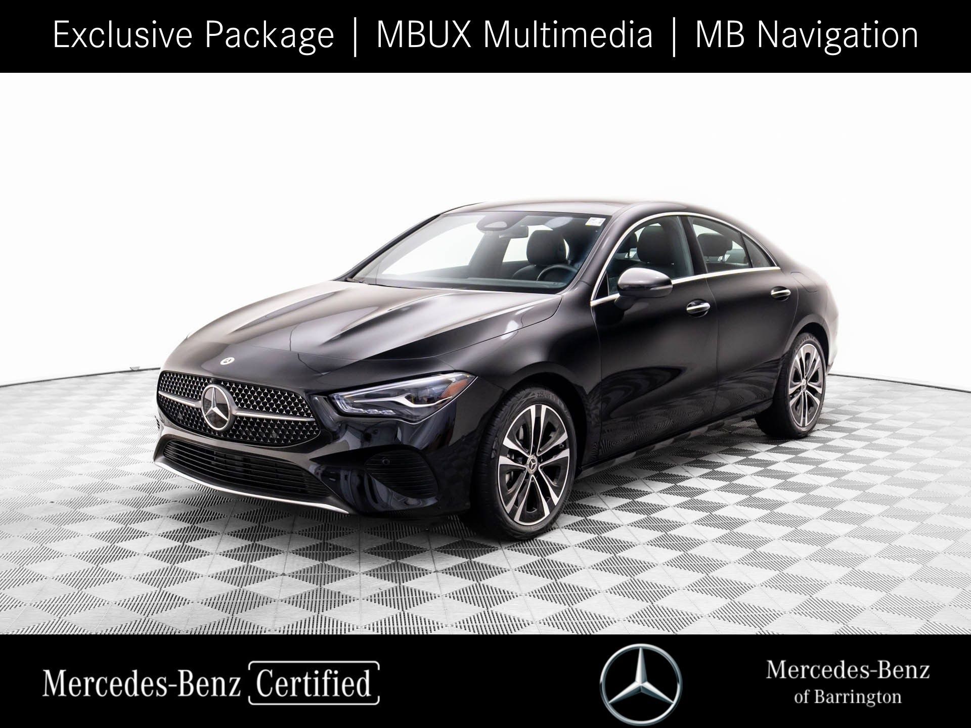 Certified 2025 Mercedes-Benz CLA 250 4MATIC w/ Exclusive Package