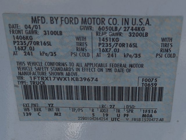 Used 2001 Ford F150 2WD SuperCab image 13