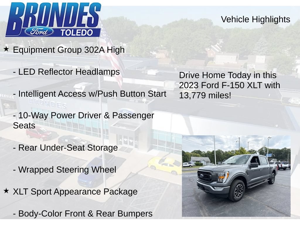 Used 2023 Ford F150 XLT w/ Equipment Group 302A High AWD/4WD image 17