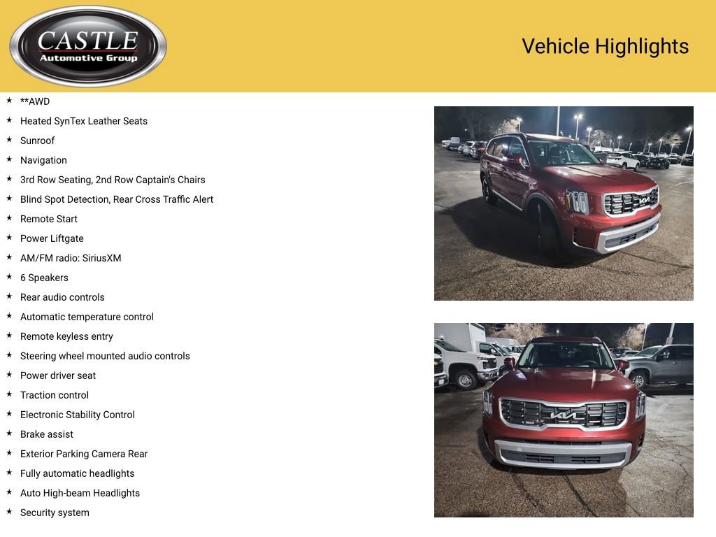 Used 2023 Kia Telluride S w/ S Sunroof Package image 4