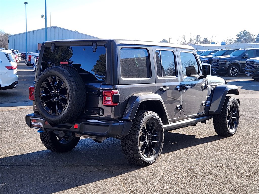 Used 2022 Jeep Wrangler Unlimited Sahara 4xe w/ Cold Weather Group image 3