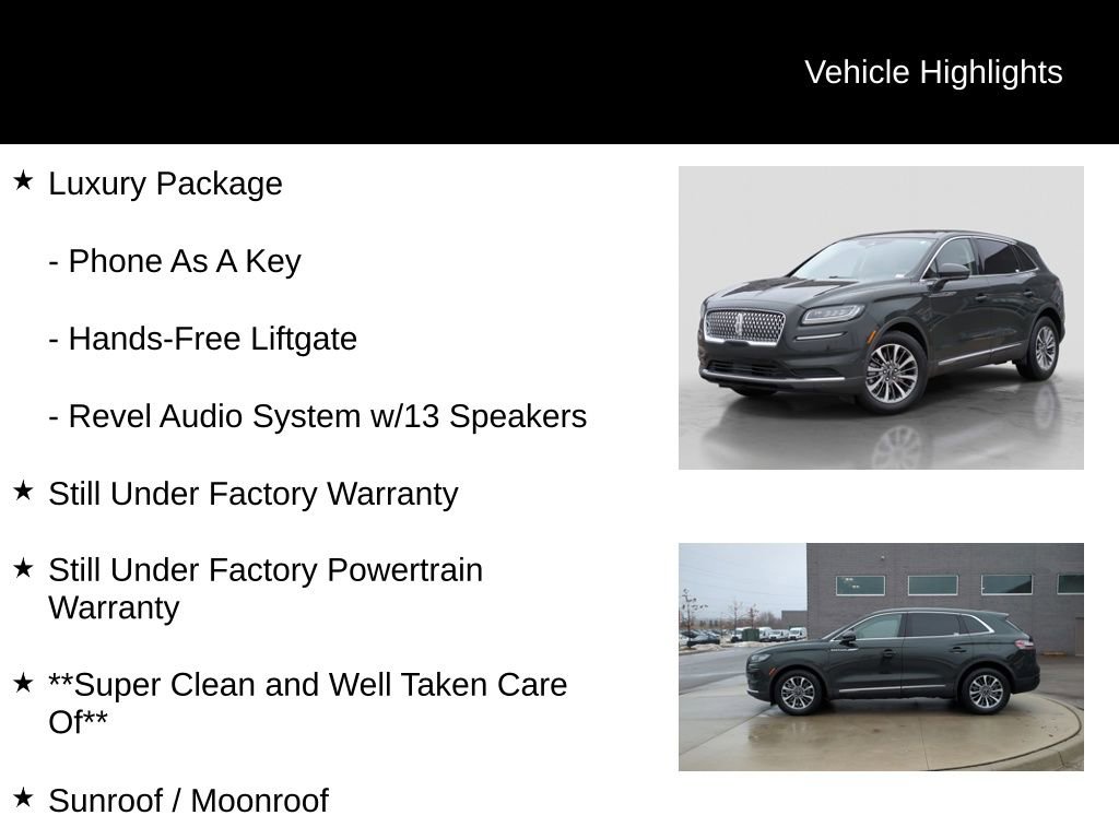 Used 2022 Lincoln Nautilus Reserve image 16