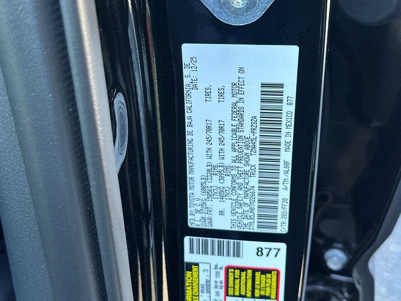 New 2026 Toyota Tacoma SR5 AWD/4WD image 25