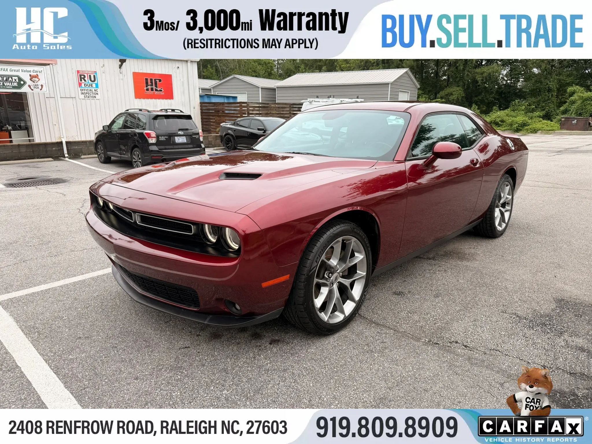 Used 2020 Dodge Challenger SXT w/ Plus Package