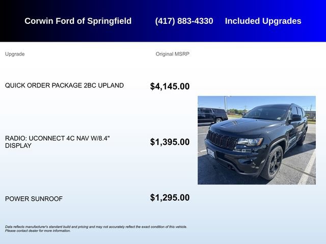 Used 2019 Jeep Grand Cherokee Laredo AWD/4WD image 5