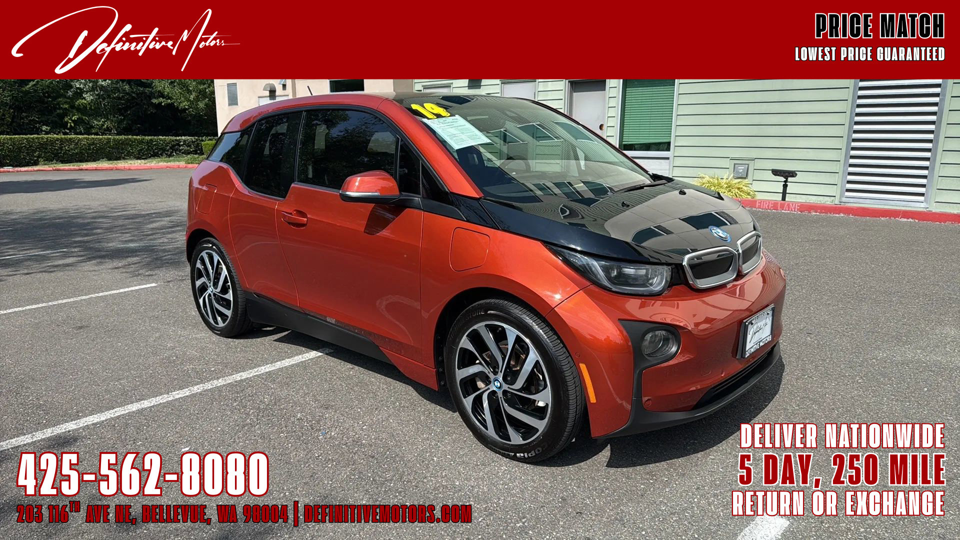 Used 2014 BMW i3 w/ Range Extender