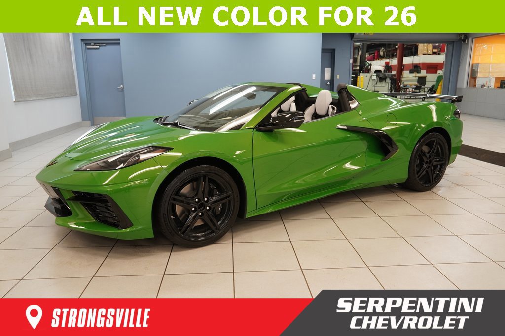 New 2026 Chevrolet Corvette Stingray Preferred Conv w/ Z51 Performance Package