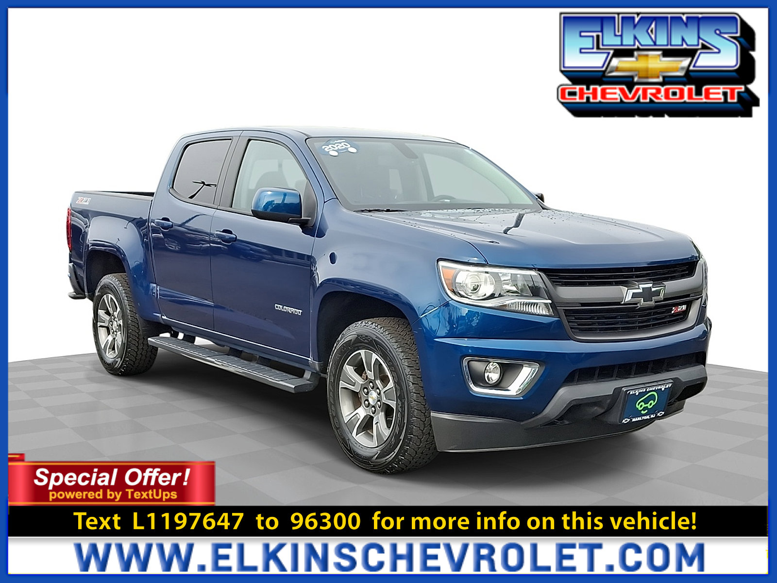 Certified 2020 Chevrolet Colorado Z71