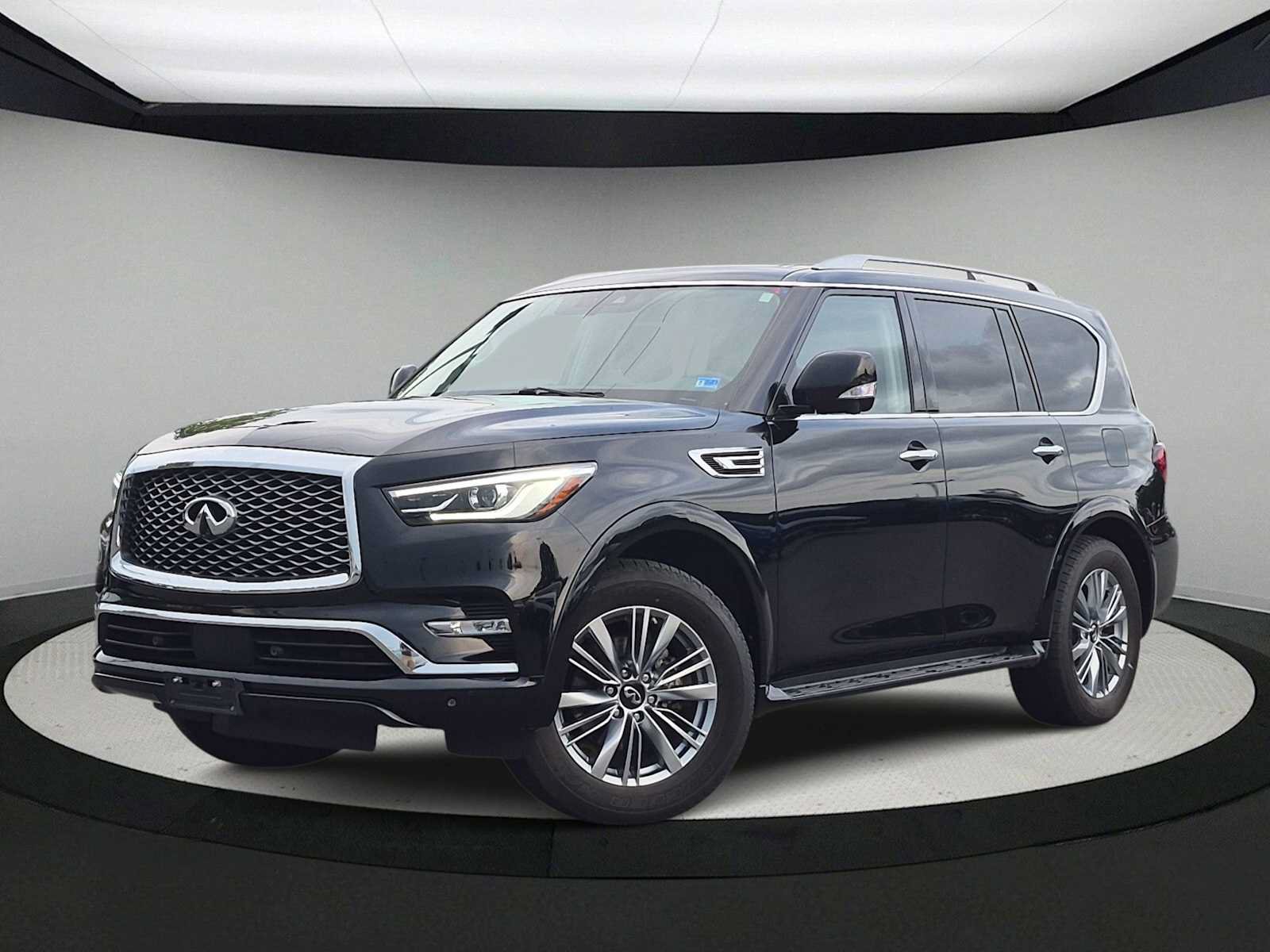 Used 2021 INFINITI QX80 Luxe w/ Cargo Package AWD/4WD image 1