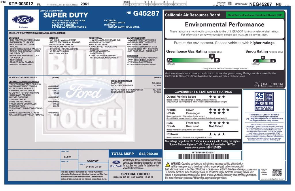 Used 2022 Ford F250 XL w/ Power Equipment Group image 7