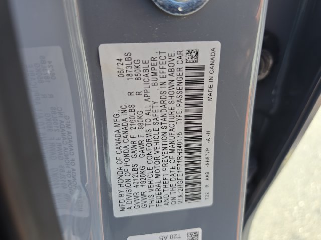 Used 2024 Honda Civic EX image 44