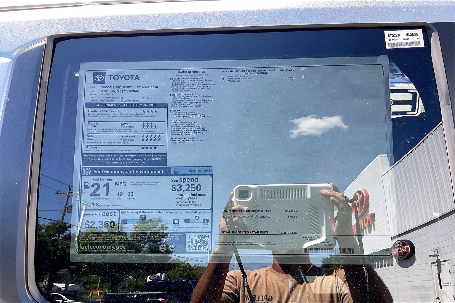 New 2026 Toyota Tacoma TRD Sport AWD/4WD image 17
