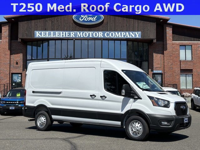 New 2025 Ford Transit 250 148 Medium Roof Extended AWD w/ Load Area Protection Package