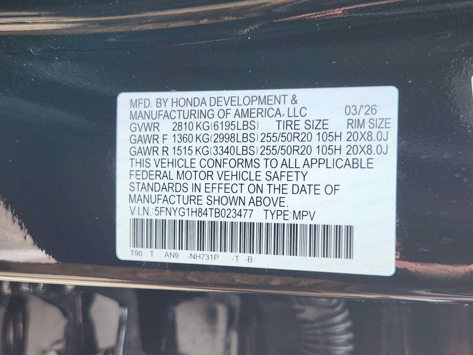Used 2026 Honda Pilot Elite image 34