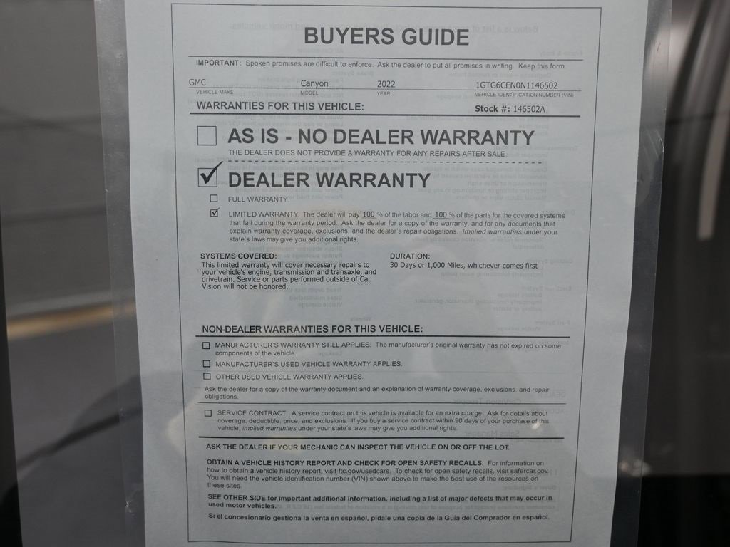 Used 2022 GMC Canyon Elevation w/ Trailering Package image 35