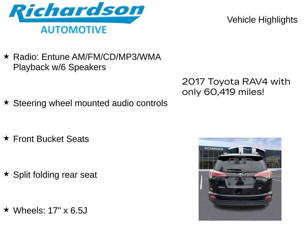 Used 2017 Toyota RAV4 LE AWD/4WD image 10