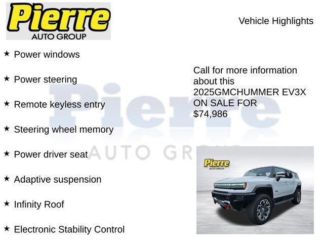 Used 2025 GMC Hummer EV 3X w/ LPO, Sport Package AWD/4WD image 14