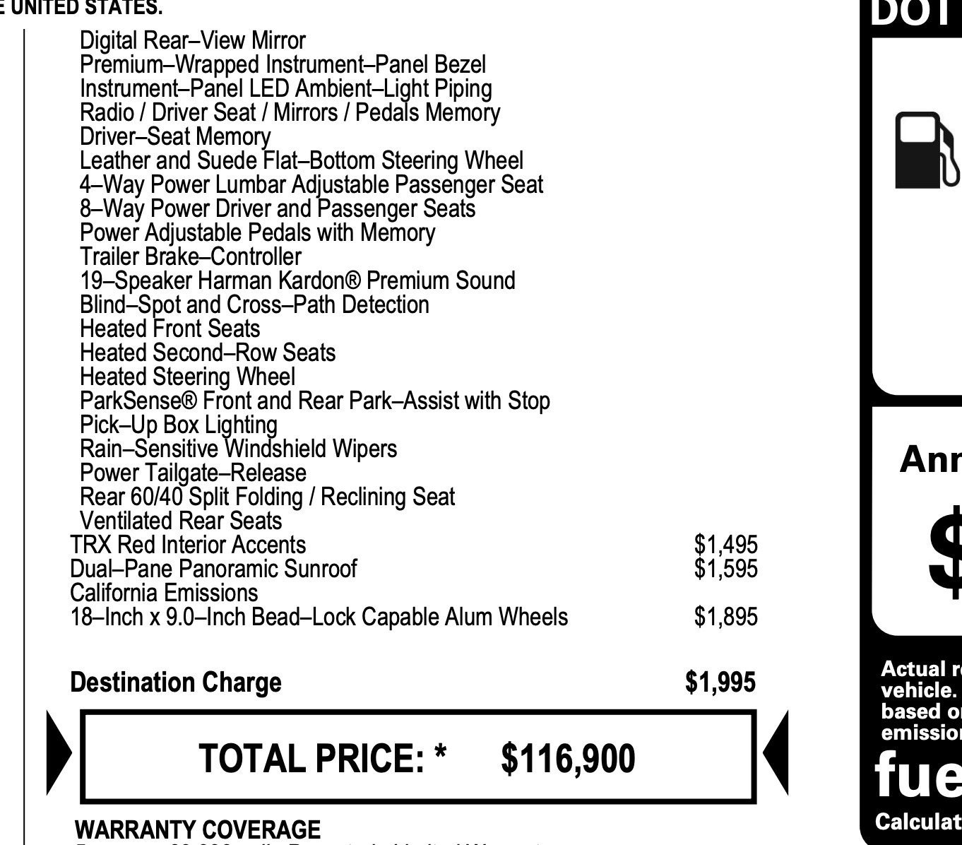 Used 2024 RAM 1500 TRX w/ TRX Level 2 Equipment Group image 41
