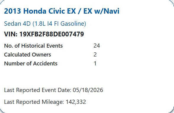 Used 2013 Honda Civic EX image 21